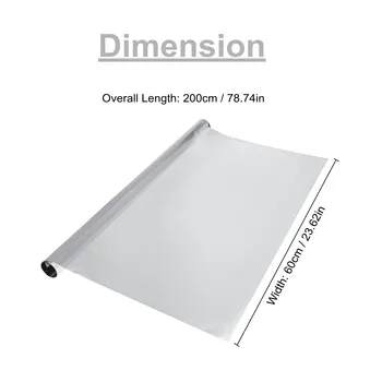 New 200x60cm Waterproof Window Film One Way Mirror Insulation Self-Adhesive UV Rejection Privacy Windom Tint Films Home Decorati 
New 200x60cm Waterproof Window Film One Way Mirror Insulation Self-Adhesive UV Rejection Privacy Windom Tint Films Home Decorati