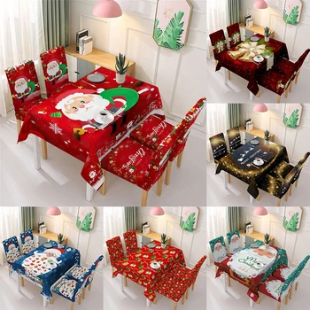 Waterproof Christmas Tablecloth Stretchable Spandex Chair Cover Santa Claus Rectangular Table Case Dining Room Home Event Party
Waterproof Christmas Tablecloth Stretchable Spandex Chair Cover Santa Claus Rectangular Table Case Dining Room Home Event Party