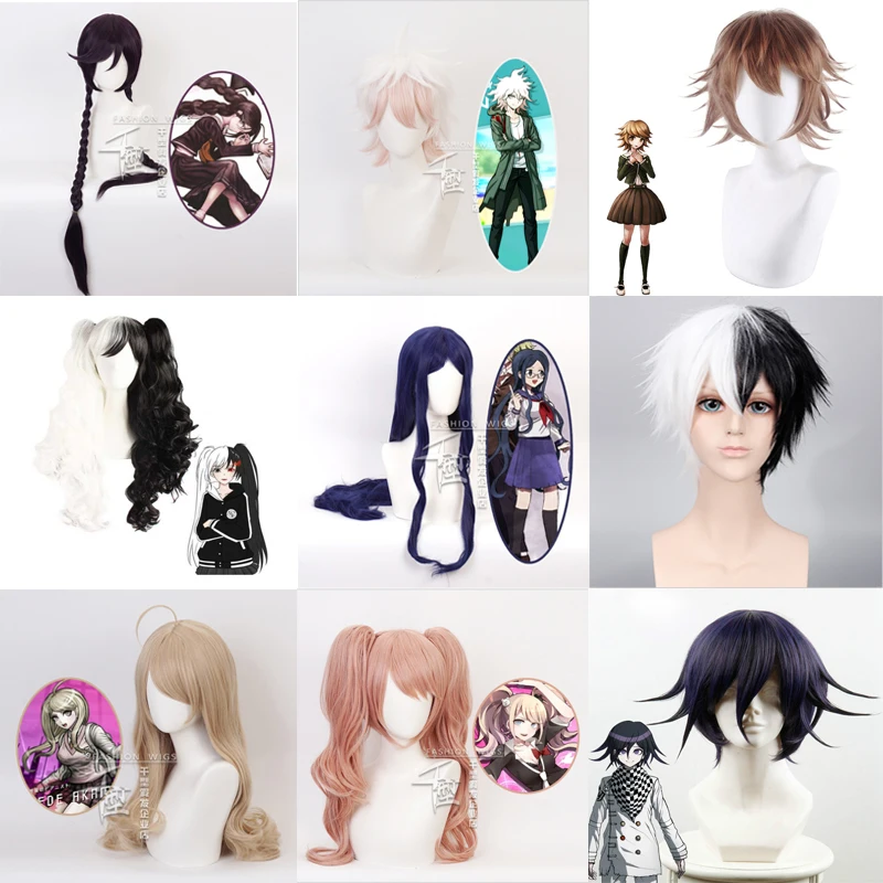 1:1 Danganronpa: Trigger Happy Havoc Cosplay Nanami ChiaKi Role Playing Wigs Halloween Cosplay Men Brown Pink
1:1 Danganronpa: Trigger Happy Havoc Cosplay Nanami ChiaKi Role Playing Wigs Halloween Cosplay Men Brown Pink