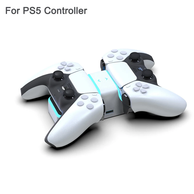 Dual Charger For PS5 Controller USB Fast Charging Dock Station Stand with USB Output for PlayStation 5 DualSense Accessories
Dual Charger For PS5 Controller USB Fast Charging Dock Station Stand with USB Output for PlayStation 5 DualSense Accessories