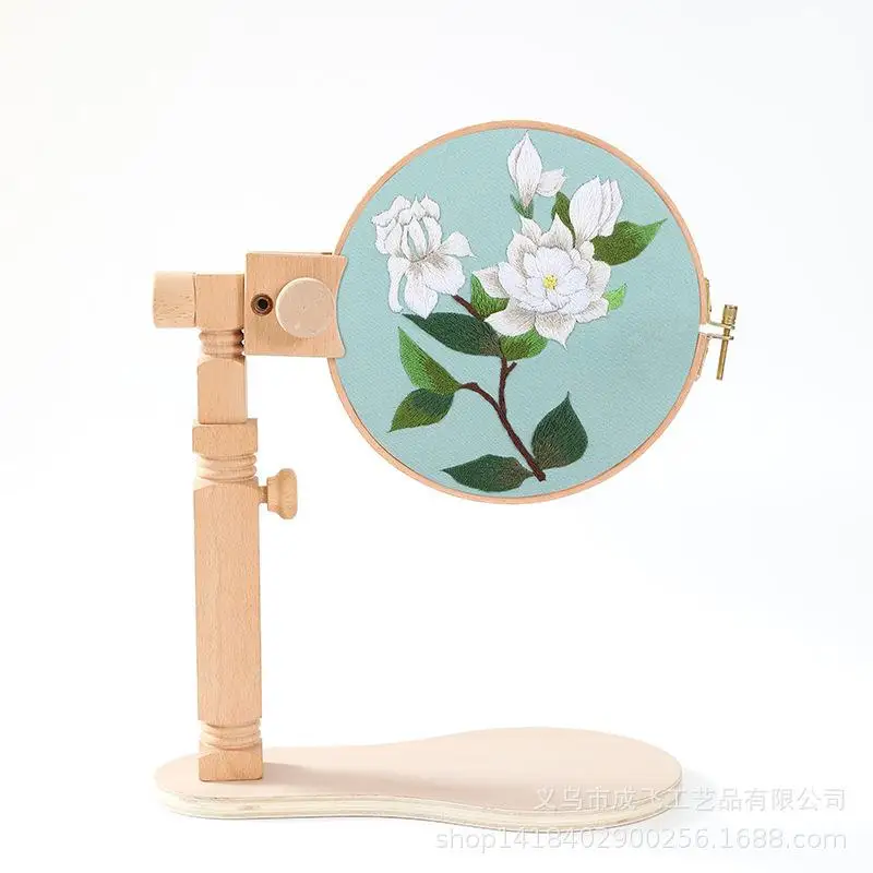 Sewing Tool Wooden Round Embroidery Hoop Adjustable DIY Desktop Stand Cross Stitch Rack Frames Rings for Adults Mother Gifts
Sewing Tool Wooden Round Embroidery Hoop Adjustable DIY Desktop Stand Cross Stitch Rack Frames Rings for Adults Mother Gifts