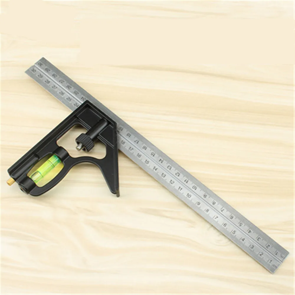 Woodworking High Precision Horizontal Ruler Stainless Steel Universal Multifunctional 45 Degree Triangle Ruler
Woodworking High Precision Horizontal Ruler Stainless Steel Universal Multifunctional 45 Degree Triangle Ruler
