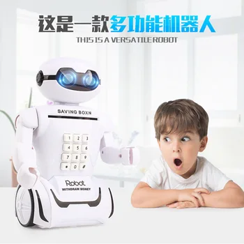 New Creative Table Lamp Music Robot Toy Multi-Function ATM Password Robot Coin Bank Toy
New Creative Table Lamp Music Robot Toy Multi-Function ATM Password Robot Coin Bank Toy