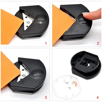 R4 Corner Punch Corner Cutter Rounder Paper Punch Small Rounded Cutting Tools for Photo Card Paper
R4 Corner Punch Corner Cutter Rounder Paper Punch Small Rounded Cutting Tools for Photo Card Paper