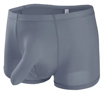 Men Ice Silk Underwear Boxer Shorts Elephant Nose Sexy Male Panties Solid Breathable Men's Underpants Cuecas Boxers
Men Ice Silk Underwear Boxer Shorts Elephant Nose Sexy Male Panties Solid Breathable Men's Underpants Cuecas Boxers
