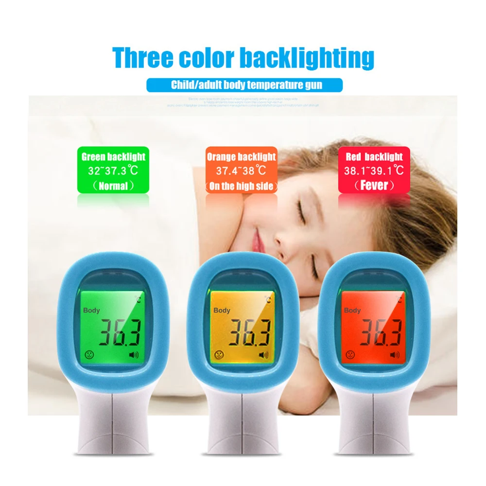 Handheld Fever Measure Non-contact Digital Infrared Forehead Thermometer Adult Forehead IR Thermometer Delivery Quickly D30
Handheld Fever Measure Non-contact Digital Infrared Forehead Thermometer Adult Forehead IR Thermometer Delivery Quickly D30