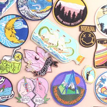 Outdoor Travel Forest Explore Patch Embroidery Patches For Clothing Cartoon Iron On Patches Stripe On Clothes DIY Accessories
Outdoor Travel Forest Explore Patch Embroidery Patches For Clothing Cartoon Iron On Patches Stripe On Clothes DIY Accessories