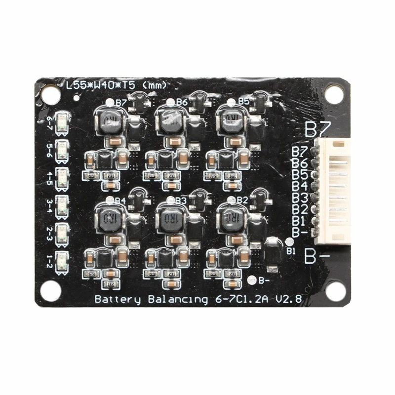 3S-7 Li-Ion Lipo Lifepo4 LFP Battery Active Equalizer Balancer BMS 1.2A Balance Energy Transfer Board
3S-7 Li-Ion Lipo Lifepo4 LFP Battery Active Equalizer Balancer BMS 1.2A Balance Energy Transfer Board