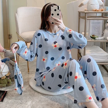 Autumn Winter Women Pajama Set Cartoon 2 Pcs Nightwear Set Pijama Soft Sweet Ensemble Pyjama Lady Sleepwear Sexy Cute Homewear
Autumn Winter Women Pajama Set Cartoon 2 Pcs Nightwear Set Pijama Soft Sweet Ensemble Pyjama Lady Sleepwear Sexy Cute Homewear