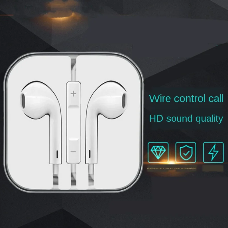 Wired headset microphone line control call is suitable for Apple/Android volume adjustment mobile phone headset wholesale
Wired headset microphone line control call is suitable for Apple/Android volume adjustment mobile phone headset wholesale