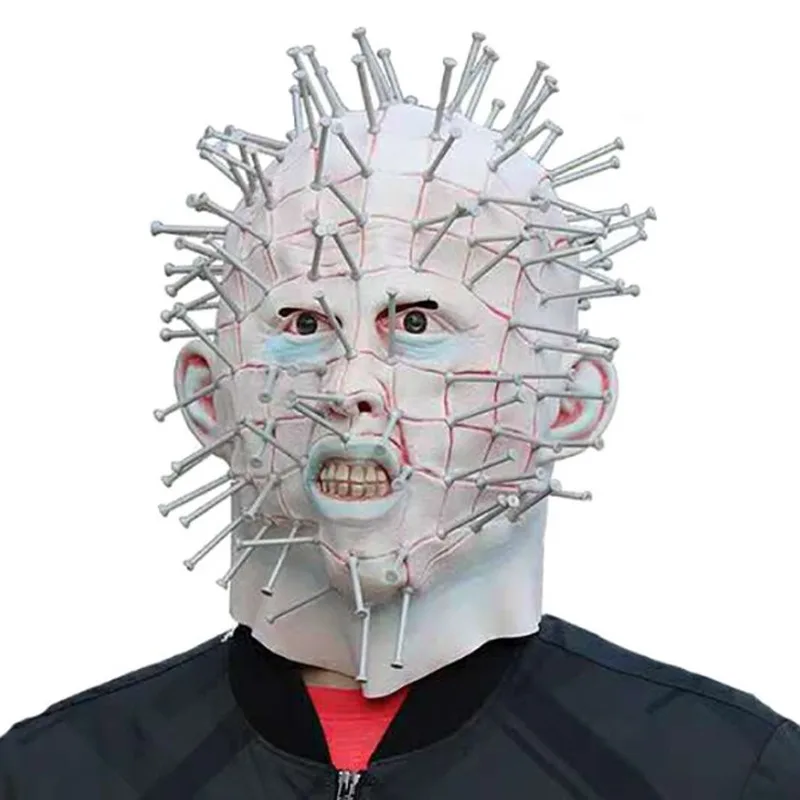 2020 Hellraiser Mask Hellraiser Nail Head Funny Props Halloween Cosplay Infernal Ghost Nails Masks
2020 Hellraiser Mask Hellraiser Nail Head Funny Props Halloween Cosplay Infernal Ghost Nails Masks