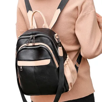Women Fashion Travel Backpack Messenger Bag Soft Leather Casual Travel Bag 
Women Fashion Travel Backpack Messenger Bag Soft Leather Casual Travel Bag