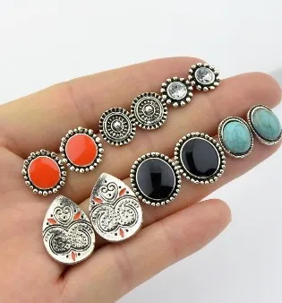 6Pcs/set Ethnic Bohemian Retro Carved Turquoise Water Drop Jhumka Earring Set Tibetan Ear Studs Gypsy Vintage Stud ear Jewelry 
6Pcs/set Ethnic Bohemian Retro Carved Turquoise Water Drop Jhumka Earring Set Tibetan Ear Studs Gypsy Vintage Stud ear Jewelry