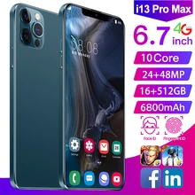 Unlocked Original Android Phones Smartphone 6.7inch Cellphone Dual SIM Camera 4G Cell Mobile Smart Phone Fingerprint Face Unlock
Unlocked Original Android Phones Smartphone 6.7inch Cellphone Dual SIM Camera 4G Cell Mobile Smart Phone Fingerprint Face Unlock
