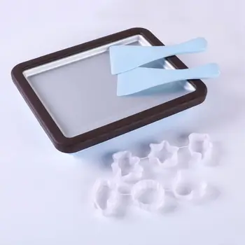 Rectangular Ice Cream Machine with 2 Spatulas Homemade Small Kitchen Utensils M2EE
Rectangular Ice Cream Machine with 2 Spatulas Homemade Small Kitchen Utensils M2EE
