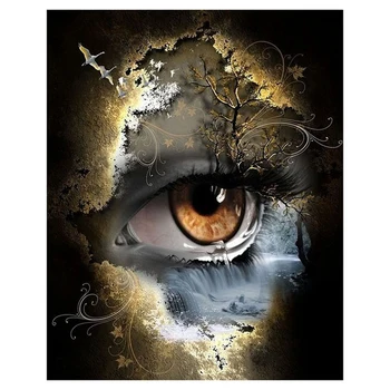 5D Diy Diamond Painting Cross Stitch Kit Diamond Embroidery Mosaic Mysterious Eye Kit Pattern Picture
5D Diy Diamond Painting Cross Stitch Kit Diamond Embroidery Mosaic Mysterious Eye Kit Pattern Picture