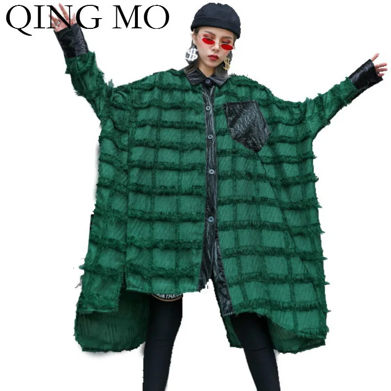 QING MO Plus Size Women Blouse Green Women Vintage Style Blouse Pocket Female Batwing Sleeve Blouse 2019 Fashion ZQY1793
QING MO Plus Size Women Blouse Green Women Vintage Style Blouse Pocket Female Batwing Sleeve Blouse 2019 Fashion ZQY1793