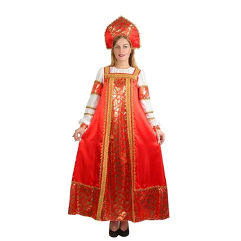 Russian folk costume "Lyubavushka", dress, kokoshnik, satin, size 44, height 170 cm
Russian folk costume "Lyubavushka", dress, kokoshnik, satin, size 44, height 170 cm