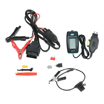 Automotive Diagnostic Test Tool Circuit Tester Electric Leakage Detector Car Dark Current Tester Probe Kit Digital LCD Display
Automotive Diagnostic Test Tool Circuit Tester Electric Leakage Detector Car Dark Current Tester Probe Kit Digital LCD Display