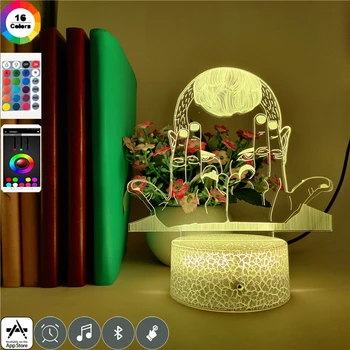 Rapper L'Ovni Popular Cool Model Led 7 Colors Change Night Light for Children Study Event Prize Brithday Gifts Clock Base Lamp
Rapper L'Ovni Popular Cool Model Led 7 Colors Change Night Light for Children Study Event Prize Brithday Gifts Clock Base Lamp