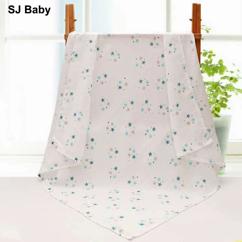 Muslin Blanket 100% Cotton Baby Swaddles 120*120cm Soft Newborn Blankets Bath Gauze Infant Kids Wrap Sleepsack Stroller Cover
Muslin Blanket 100% Cotton Baby Swaddles 120*120cm Soft Newborn Blankets Bath Gauze Infant Kids Wrap Sleepsack Stroller Cover