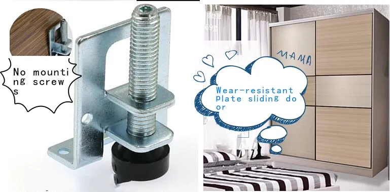 Description Picture 6 of item4pcs 0-5cm Screw furniture adjustable cabinet legs steel Table Sofa Metal Leveling Feet Corner Bracket Floor protection Hardware