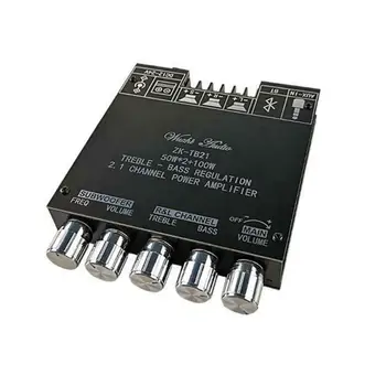 ZK-TB21 TPA3116D2 Bluetooth 5.0 Subwoofer Amplifier Bass Stereo Power Board AMP Amplifier Board 2.1 Channel Audio I4W0
ZK-TB21 TPA3116D2 Bluetooth 5.0 Subwoofer Amplifier Bass Stereo Power Board AMP Amplifier Board 2.1 Channel Audio I4W0