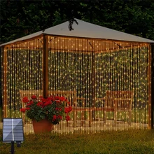 Solar Garden Lamps Led Street Garland Outdoor Water Proof Copper Wire Curtain String Lights For Yard Patio Window Decoration 3m
Solar Garden Lamps Led Street Garland Outdoor Water Proof Copper Wire Curtain String Lights For Yard Patio Window Decoration 3m