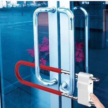 Bluetooth Wireless Smart Fingerprint U-lock AL Alloy Waterproof Smart Lock Glass Door Padlock Anti-theft Motorcycle U Lock
Bluetooth Wireless Smart Fingerprint U-lock AL Alloy Waterproof Smart Lock Glass Door Padlock Anti-theft Motorcycle U Lock
