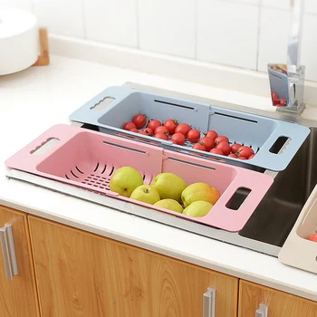 Adjustment Retractable Sink Telescopic Washing Basket Washing Fruit And Vegetable Basket Kitchen Drain Basket 3 Color
Adjustment Retractable Sink Telescopic Washing Basket Washing Fruit And Vegetable Basket Kitchen Drain Basket 3 Color