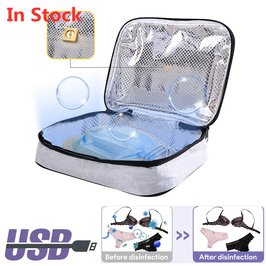 Portable LED UV Cleaner And Sanitizer Bag luminum foil liner Disinfector Respira
Portable LED UV Cleaner And Sanitizer Bag luminum foil liner Disinfector Respira