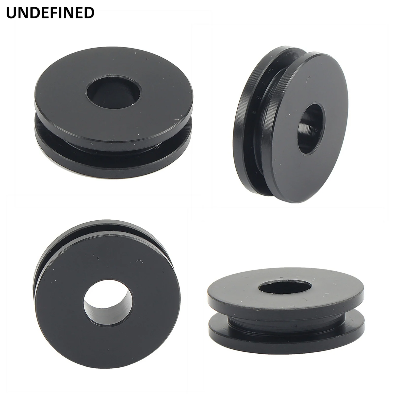 

4pcs Motorcycle Windshield Mounting Bushing Grommets POM Plastic Black Accessories For Harley Heritage Softail FLSTC Road King