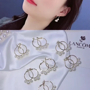 Free Shipping Punk Women Girls Big Circle Round Simulated Pearl Drop Hoop Earring Geometric Statement Jewelry Gifts Lady Girl
Free Shipping Punk Women Girls Big Circle Round Simulated Pearl Drop Hoop Earring Geometric Statement Jewelry Gifts Lady Girl