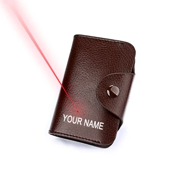 Personalised Card Holder Free Engraving Your Name on The Card Wallet 6 Colors Available
Personalised Card Holder Free Engraving Your Name on The Card Wallet 6 Colors Available