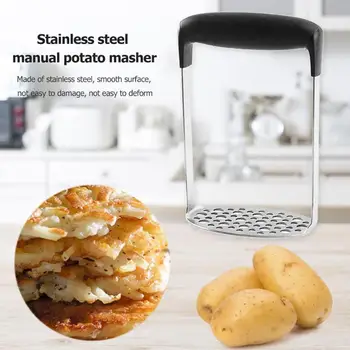 New Mashed Potato Masher Potato Chip Fruit Mud Manual Fruit Stainless Steel Mud Smooth Mashed Potatoes Crusher Fruit Tools Hot
New Mashed Potato Masher Potato Chip Fruit Mud Manual Fruit Stainless Steel Mud Smooth Mashed Potatoes Crusher Fruit Tools Hot