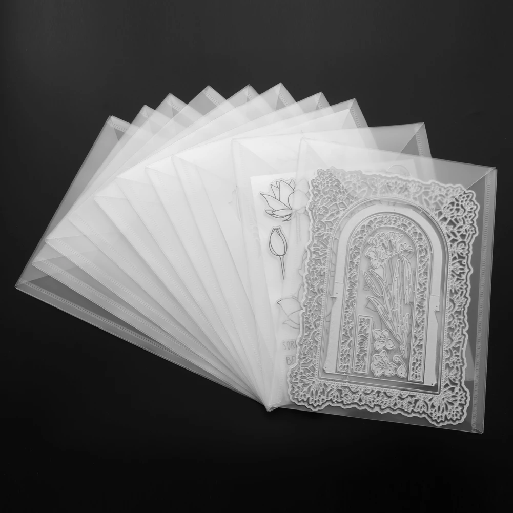 10 Pcs/Lot Big Size Plastic Sheets Stamp And Die Storage Pockets Storage For Portable Collect Stamps Cutting Dies Cards 2020 New
10 Pcs/Lot Big Size Plastic Sheets Stamp And Die Storage Pockets Storage For Portable Collect Stamps Cutting Dies Cards 2020 New