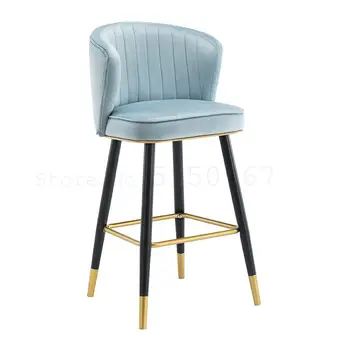 8000 Bar chair light luxury postmodern minimalist hotel front desk high chair back bar stool island table chair height 55cm65cm
8000 Bar chair light luxury postmodern minimalist hotel front desk high chair back bar stool island table chair height 55cm65cm