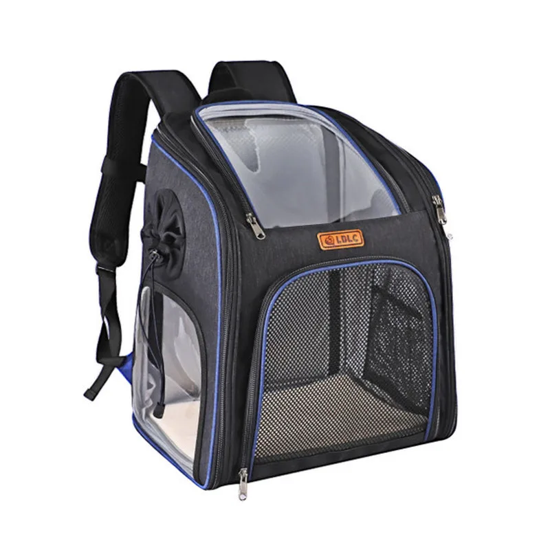 New transparent PVC pet backpack creative cat window pet bag transparent visible cat backpack sj-1-QS-048
New transparent PVC pet backpack creative cat window pet bag transparent visible cat backpack sj-1-QS-048