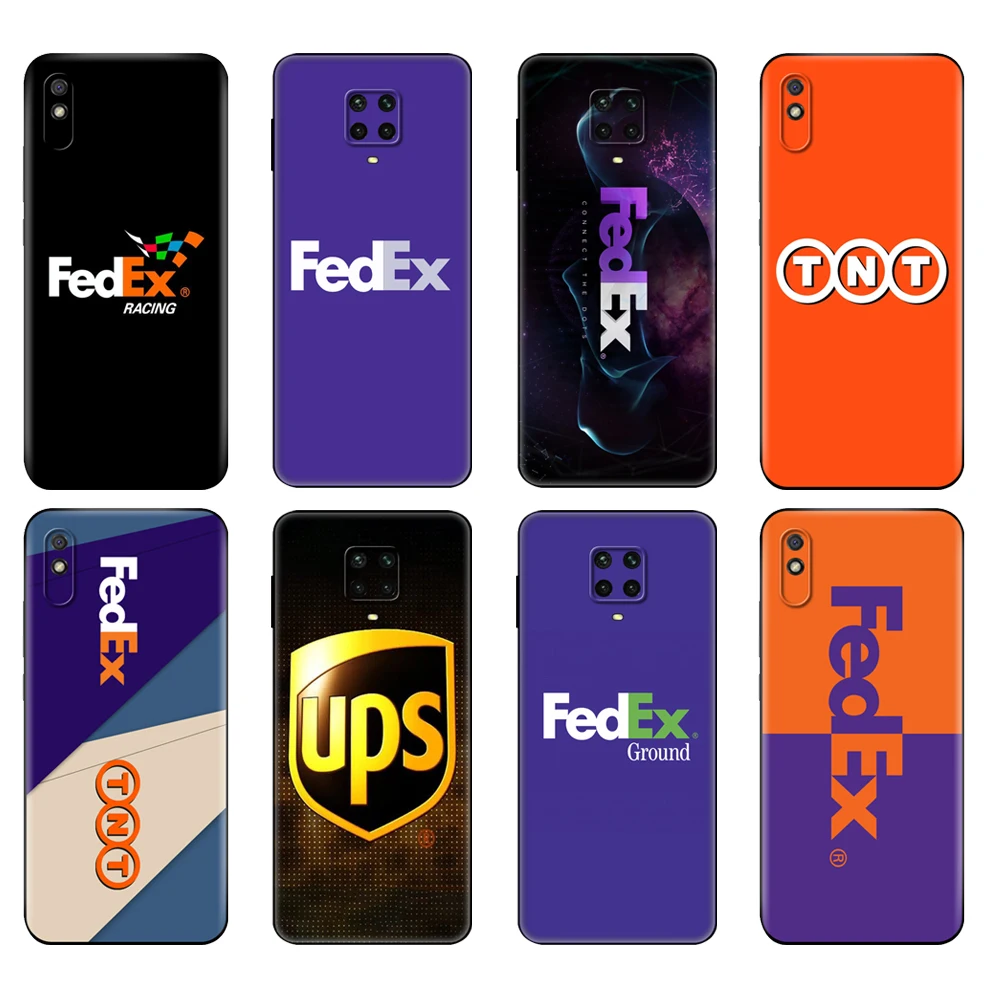 Черный ТПУ чехол для Xiaomi Redmi 7A 8 8A 9 9A 9C Note 8T Pro T 9S экспресс TNT UPS | Мобильные телефоны и