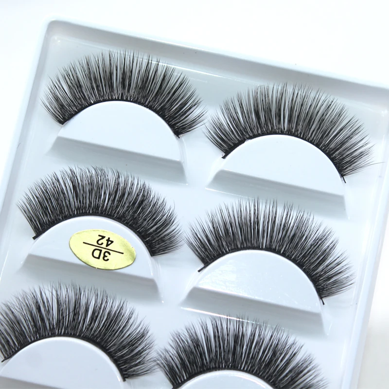 5pair 3D false mink lashes make up eyelashes faux cils eyelashes extension Cruelty Free Full Strips
5pair 3D false mink lashes make up eyelashes faux cils eyelashes extension Cruelty Free Full Strips