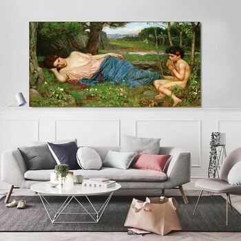 Citon William Waterhouse《Listening to my Sweet Pipings》Canvas Oil Painting World Famous Artwork Picture Decor Home Decoration
Citon William Waterhouse《Listening to my Sweet Pipings》Canvas Oil Painting World Famous Artwork Picture Decor Home Decoration