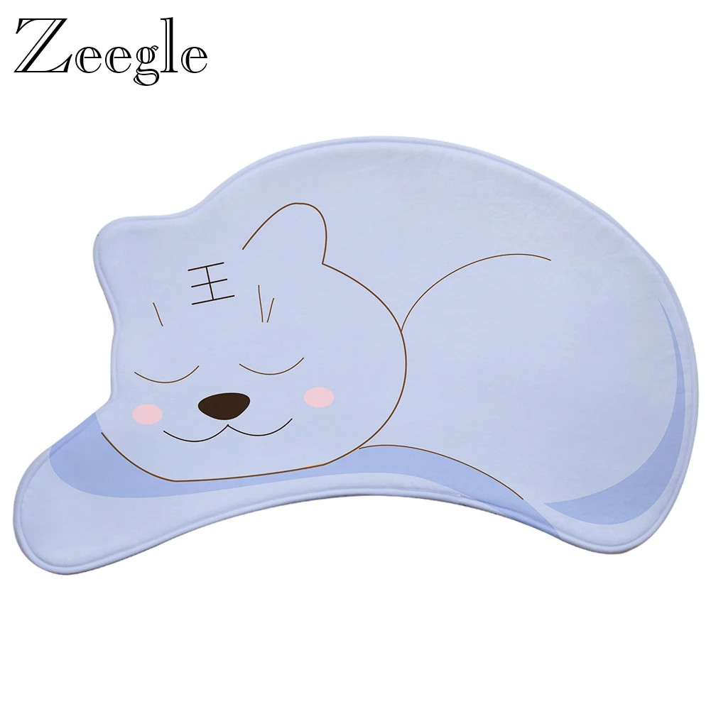 Zeegle Floor Mat Doormat Carpet Kids Room Carpet Non-slip Cartoon Rug Washable Flannel Soft Kids Bedside Mat Absorbent Foot Mat
Zeegle Floor Mat Doormat Carpet Kids Room Carpet Non-slip Cartoon Rug Washable Flannel Soft Kids Bedside Mat Absorbent Foot Mat