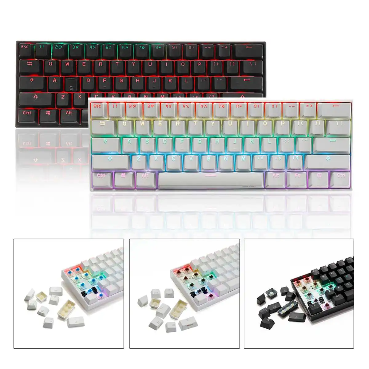 Gatero Switch Anne Pro2 Mini portable 60% Mechanical Keyboard 2.4G Wireless Type-C USB Gaming Keyboard For Laptop PC
Gatero Switch Anne Pro2 Mini portable 60% Mechanical Keyboard 2.4G Wireless Type-C USB Gaming Keyboard For Laptop PC