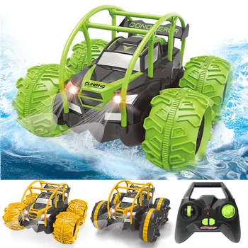 360 Degree Spins Off Road Vehicle Waterproof Racing Track Model Amphibious RC Car Rotatable Double Sided Stunt Buggy Kids Toys
360 Degree Spins Off Road Vehicle Waterproof Racing Track Model Amphibious RC Car Rotatable Double Sided Stunt Buggy Kids Toys