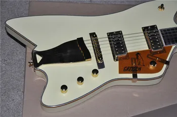 Free shipping, high quality customized version of Billy-Bo signature shaped electric guitar yellow and gold accessories 
Free shipping, high quality customized version of Billy-Bo signature shaped electric guitar yellow and gold accessories