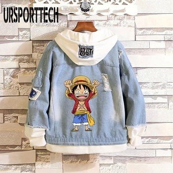 2019 Spring Autumn New Men's Denim Jacket Trend Personality Stitching Cosplay Fake Two-piece Embroidery Casual Hooded Jacket Men
2019 Spring Autumn New Men's Denim Jacket Trend Personality Stitching Cosplay Fake Two-piece Embroidery Casual Hooded Jacket Men
