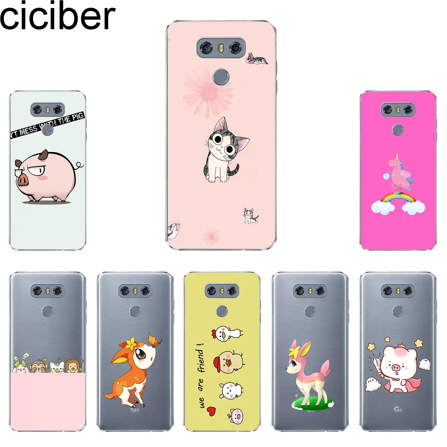 ciciber Cute Animal Pig for LG G7 G6 G5 G4 V40 V35 V30 V20 Phone Case for LG K11 K10 K9 K8 K4 2018 2017 X Power 3 2 Q Stylus 6 7
ciciber Cute Animal Pig for LG G7 G6 G5 G4 V40 V35 V30 V20 Phone Case for LG K11 K10 K9 K8 K4 2018 2017 X Power 3 2 Q Stylus 6 7