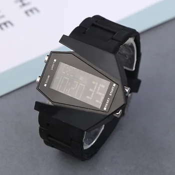 Fashion Personality Male Female Student Watches LED Airplane Watch Colorful Light Fighter Electronic Watch Children Watches A406
Fashion Personality Male Female Student Watches LED Airplane Watch Colorful Light Fighter Electronic Watch Children Watches A406