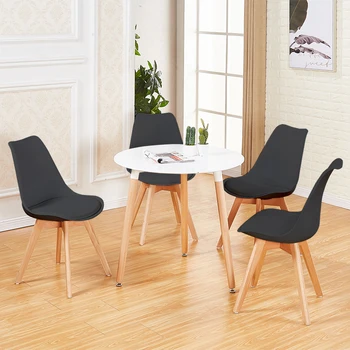 Dining Table and Chairs Set 4 Chairs Round Wood Legs Nodic Modern for Dining Kitchen Restaurant Balcony Apartment Salon
Dining Table and Chairs Set 4 Chairs Round Wood Legs Nodic Modern for Dining Kitchen Restaurant Balcony Apartment Salon