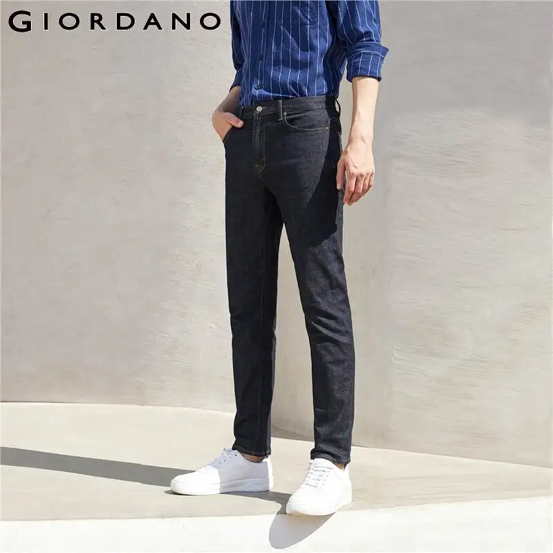 Giordano Men Jeans Sanded Lining Slim Five-pocket Jeans Zip Fly Button Closure Causual Jeans 01111071
Giordano Men Jeans Sanded Lining Slim Five-pocket Jeans Zip Fly Button Closure Causual Jeans 01111071